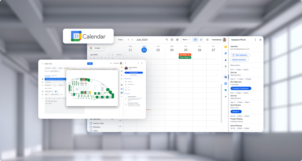 Work Smarter with the New Appspace Plugin for Google Calendar